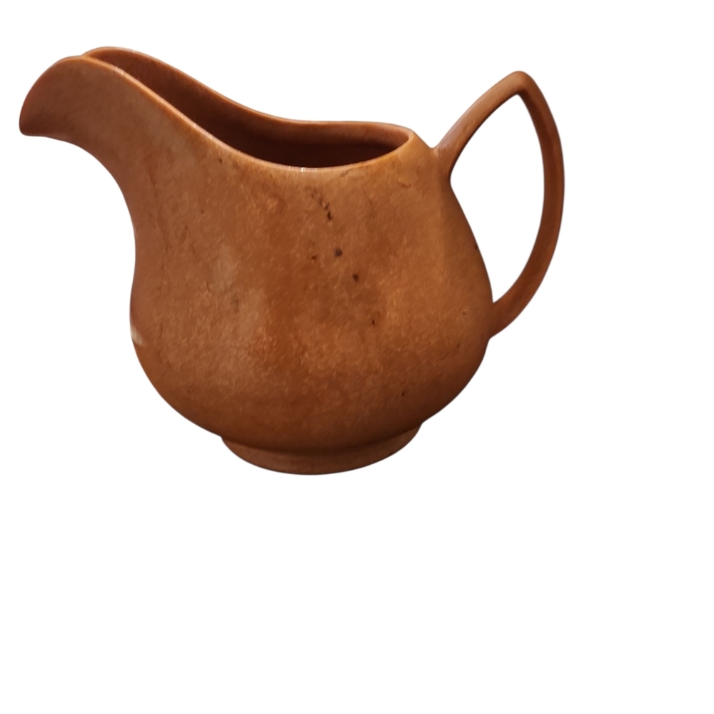 Rare Vintage Hyalyn Porcelin Elegant Brown Pitcher